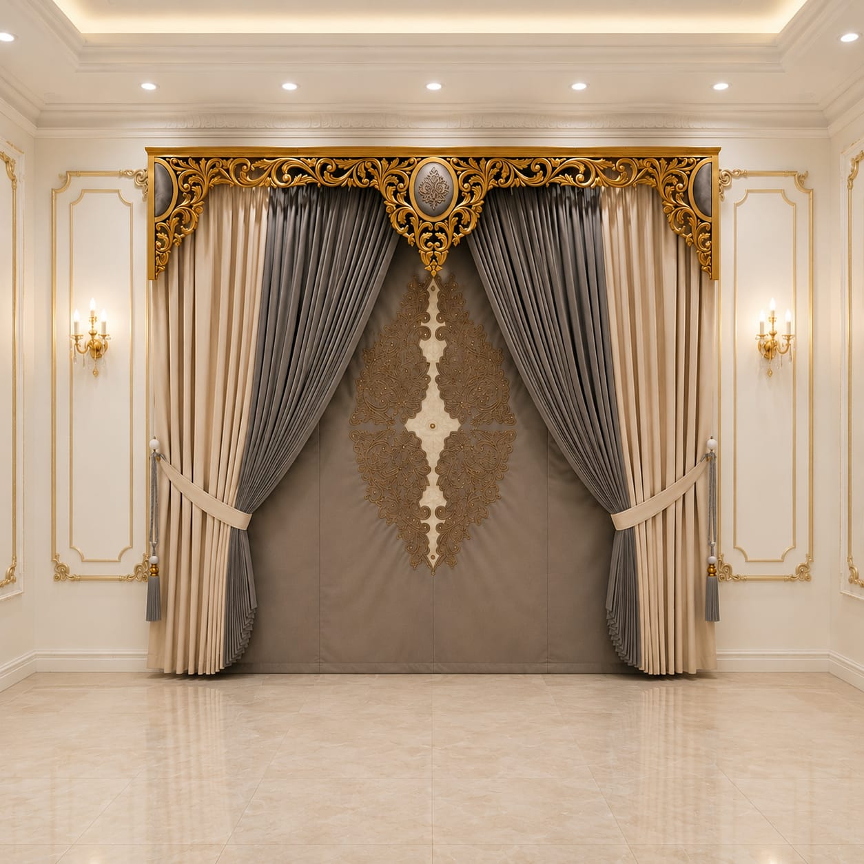 CURTAINS WITH BLIND