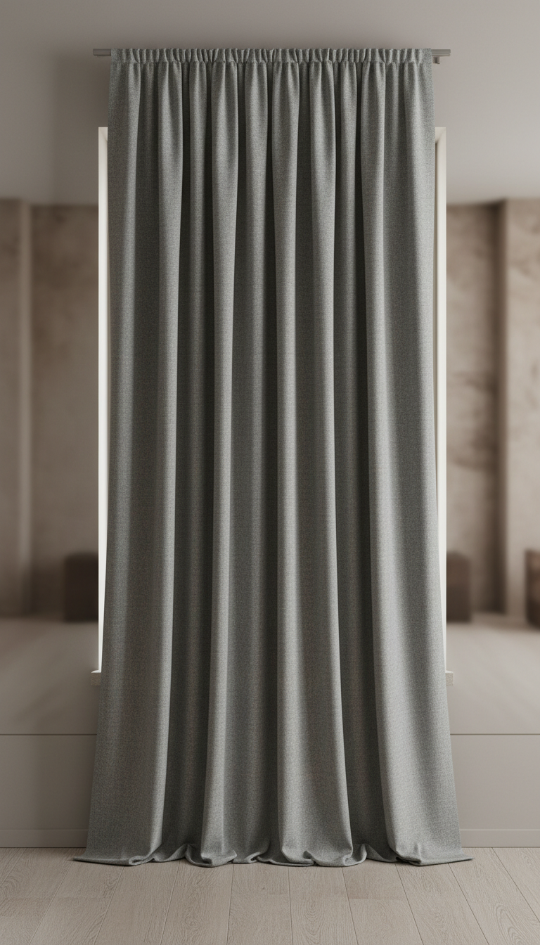 Silk-Blend Blackout Curtain