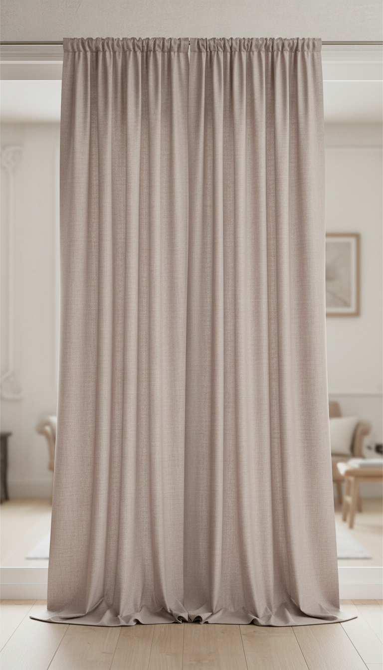 Sheer Panel With Hand-Finished Edges
