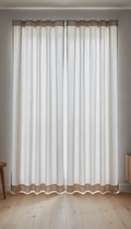 Velvet Curtain In Deep Ochre