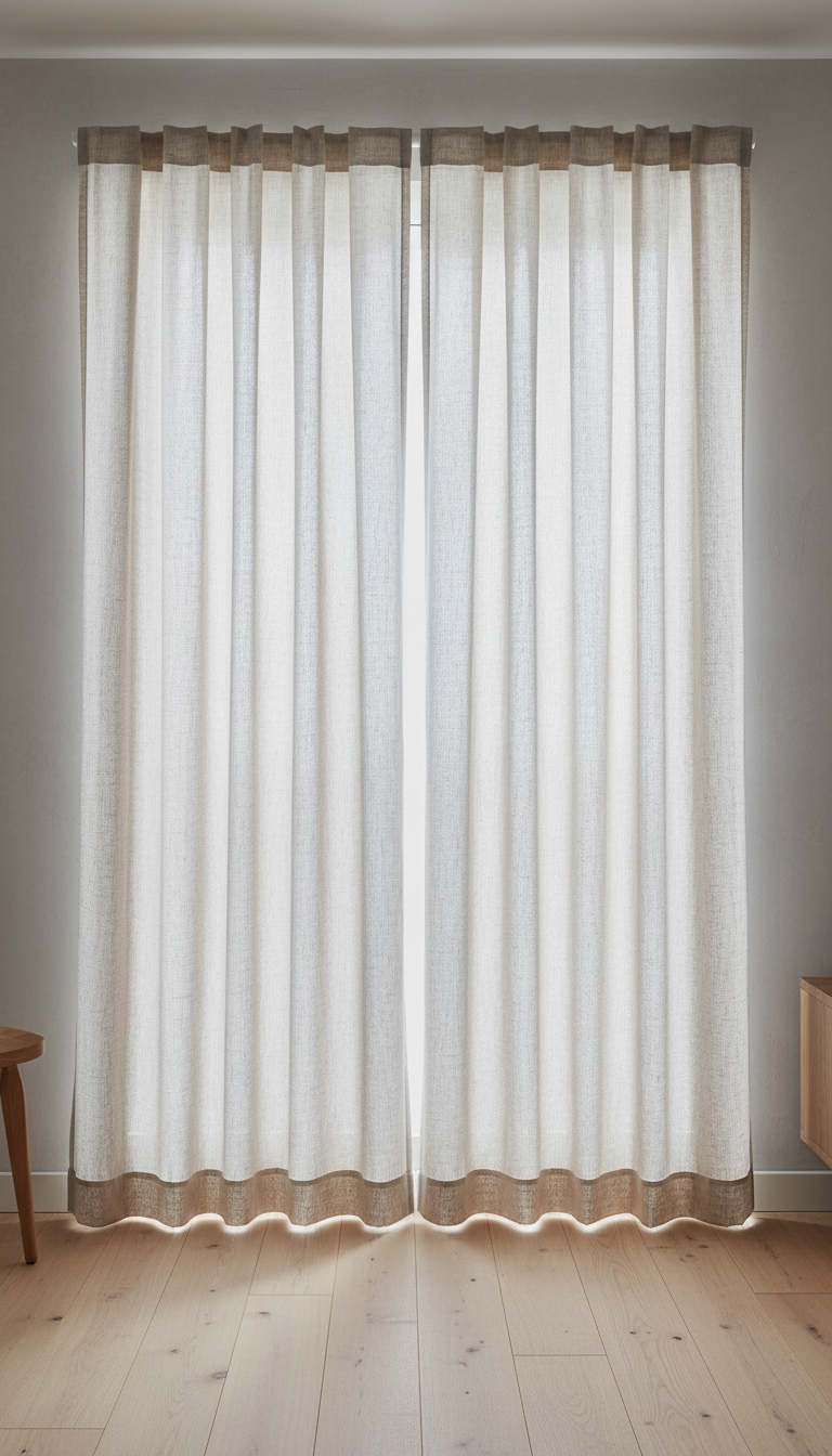 Velvet Curtain In Deep Ochre