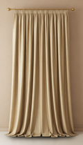 Silk Drapery With Hand-Finished Hem